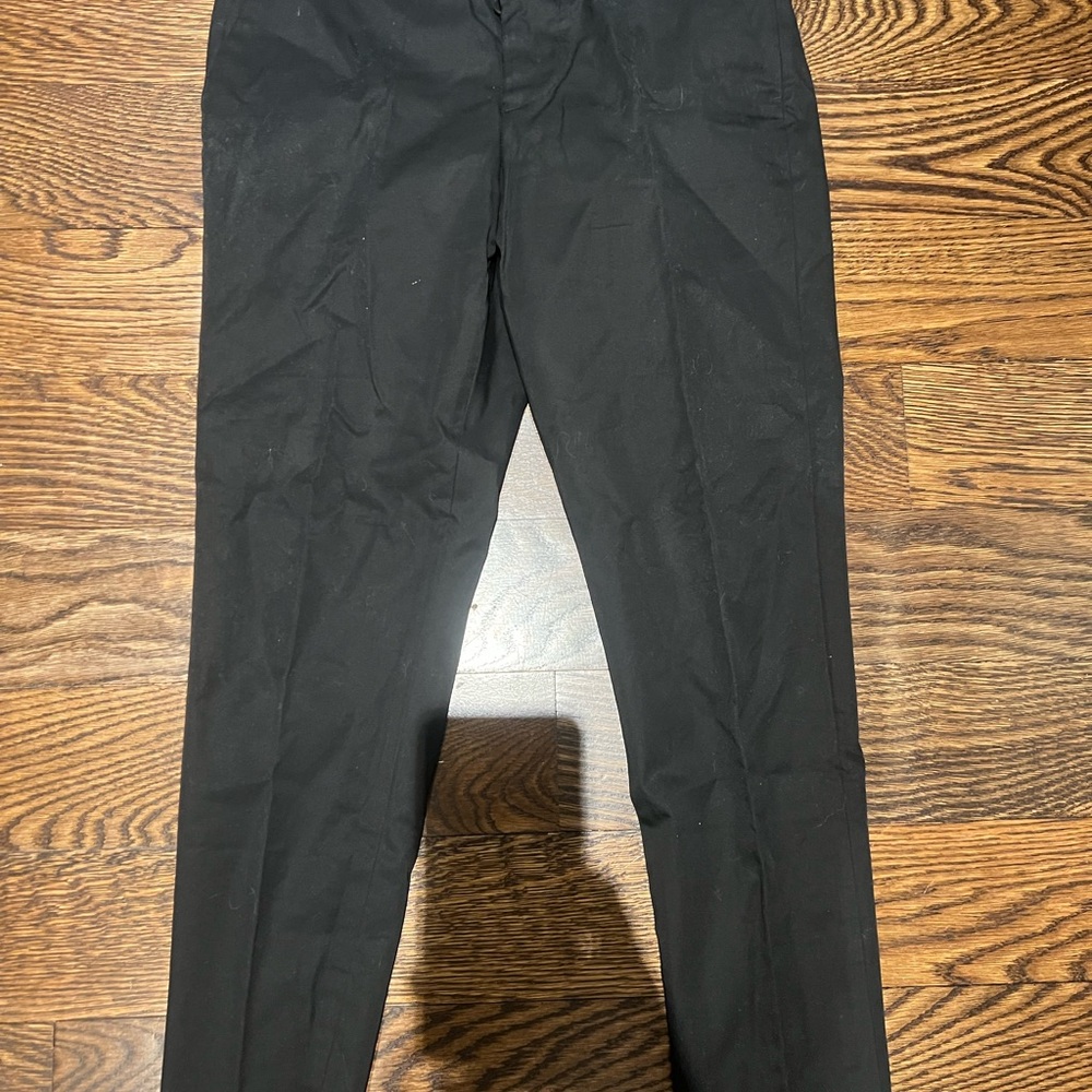 All Saints Men's Black Chinos
